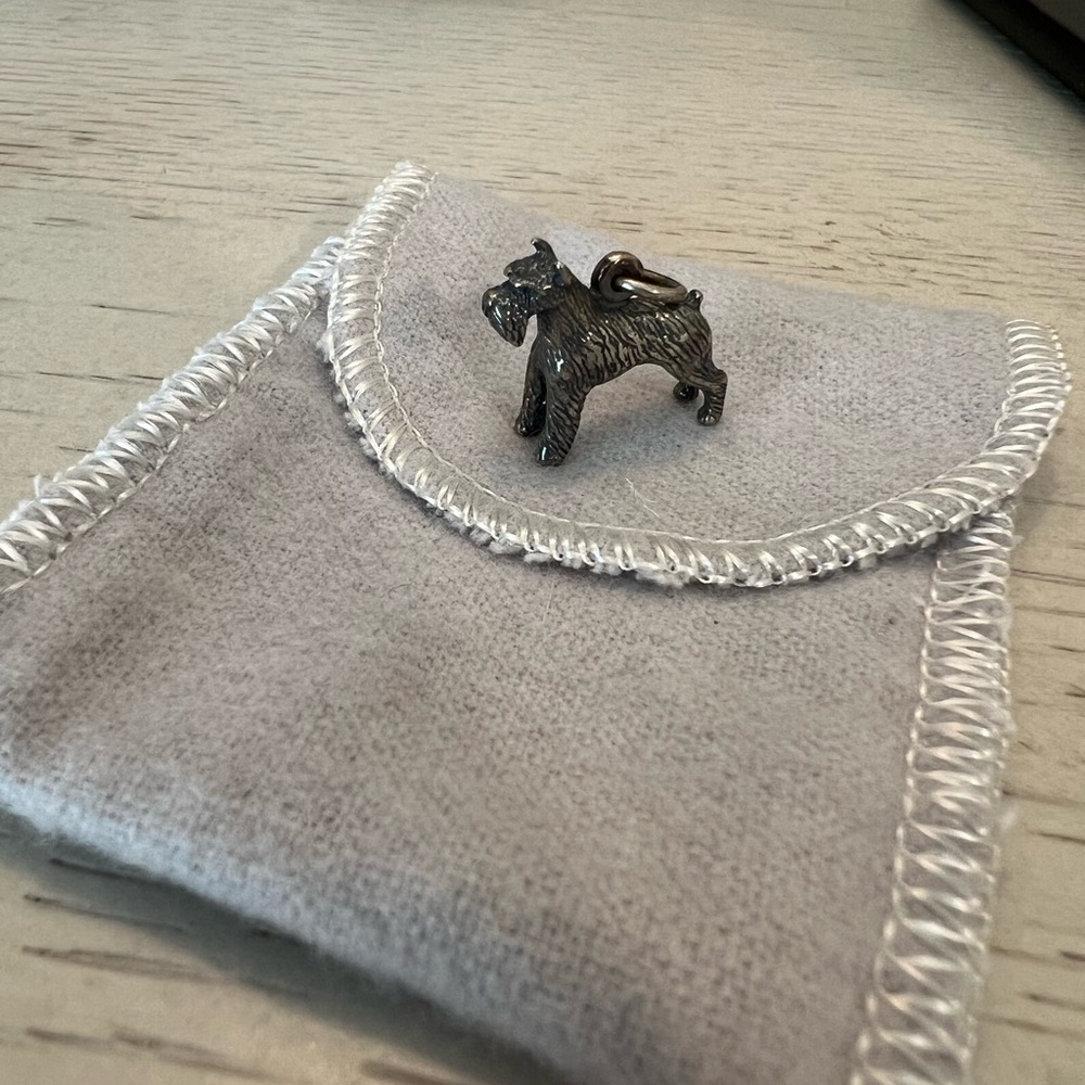James Avery Silver Bulldog Charm